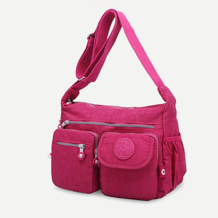 Damen Umhängetasche aus Nylon mit mehreren Taschen, Reise-Schultertasche, Umhängetasche