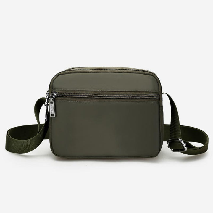Umhängetasche mit mehreren Taschen für Herren, leichte Mini-Umhängetasche aus Nylon