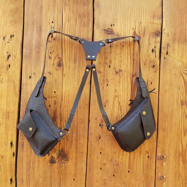 Outdoor-Ledertasche für Damen und Herren, leichte Unterarm-Telefontasche
