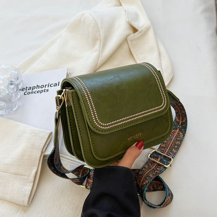 Handytasche für Damen mit breiten Trägern, Umhängetasche für den täglichen Bedarf