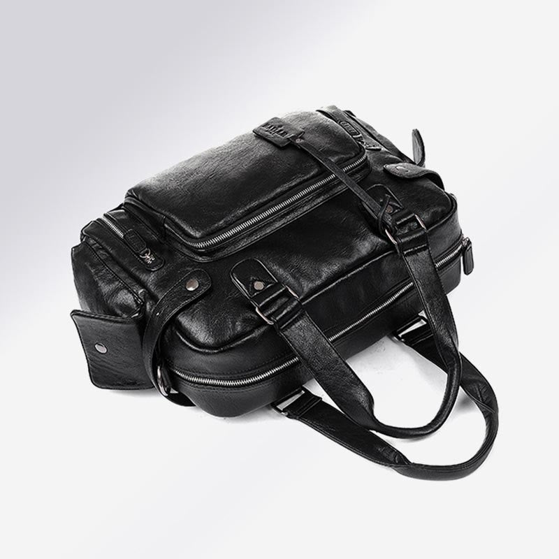 Handtasche für Herren, für Geschäftsreisen, Umhängetasche aus Pu-Leder