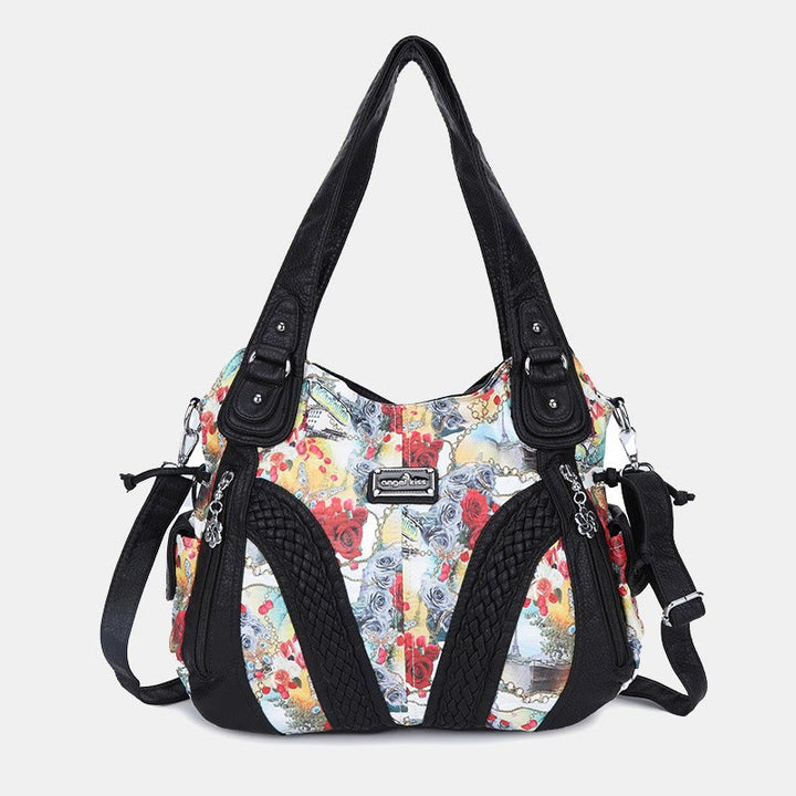 Einfarbige Hobo-Tasche für Damen