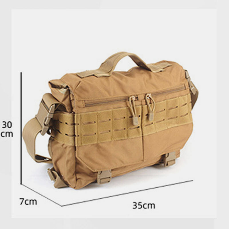 Herren Militär Messenger Bag Umhängetasche Reisetragetasche mit mehreren Fächern