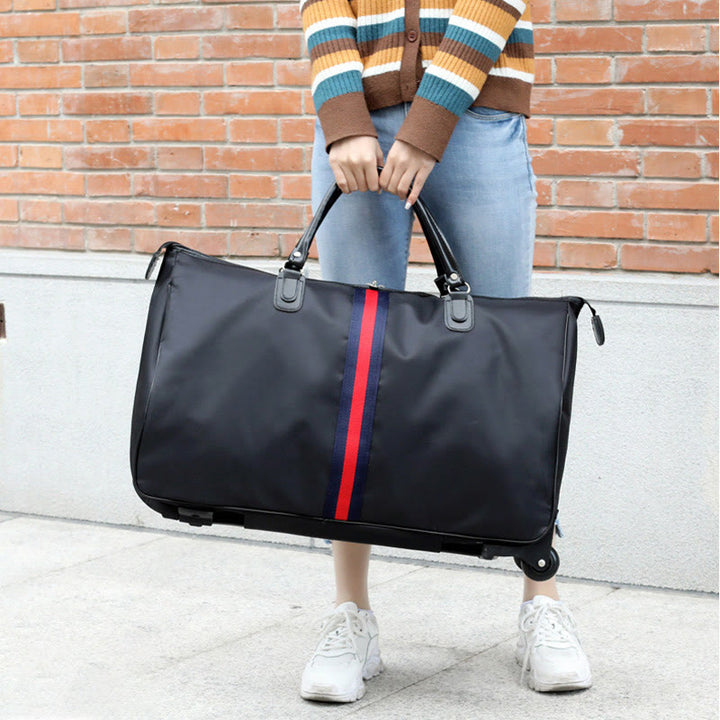 Zugstangen-Reisetasche für Damen und Herren, leicht, minimalistisch, Reisetasche