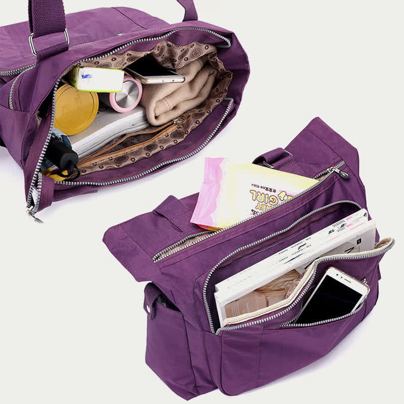 Wasserabweisende Reisehandtasche mit großem Fassungsvermögen