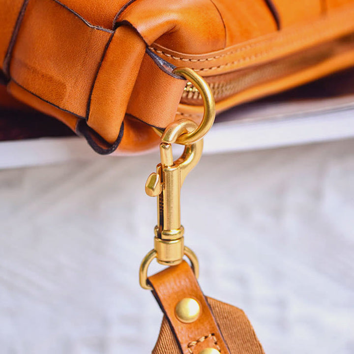 Umhängetasche für Damen, breiter Riemen, Retro-Tasche mit großem Fassungsvermögen