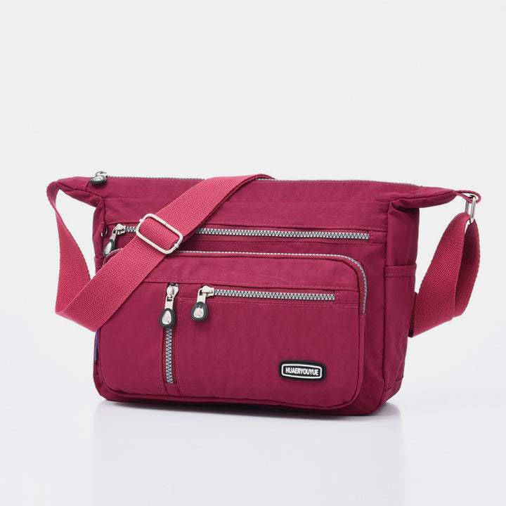 Wasserdichte, leichte, lässige Schultertasche aus Nylon für Damen