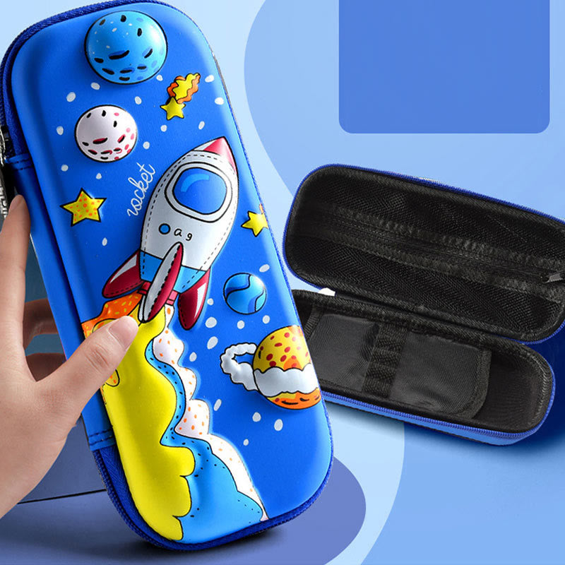 Federmäppchen für Kinder, Astronautenmuster, süßes Schulmäppchen