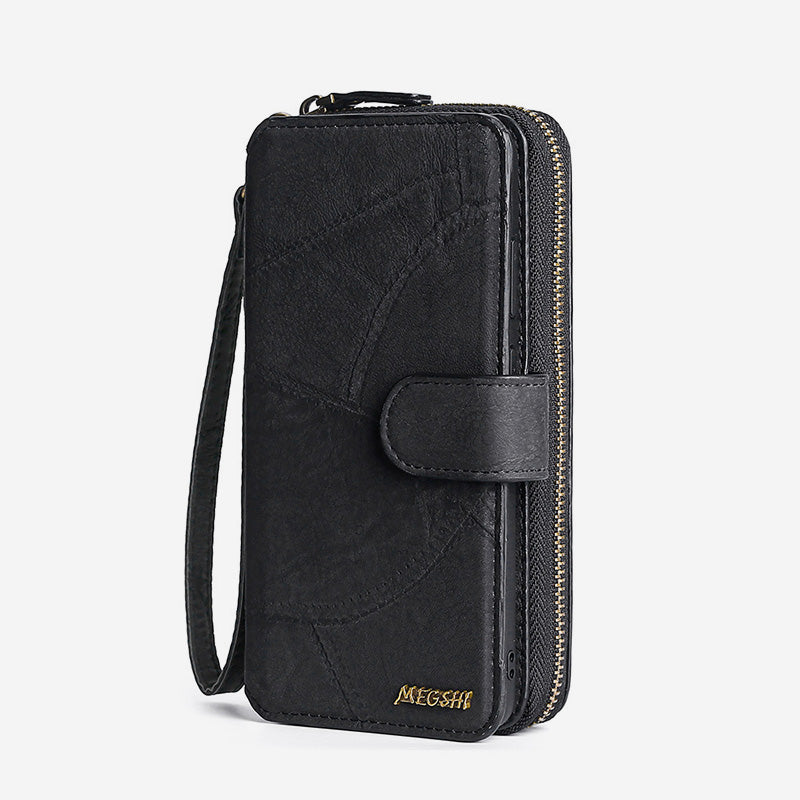 Brieftaschenhülle für die iPhone 15-Serie, magnetisch, abnehmbare Geldbörse