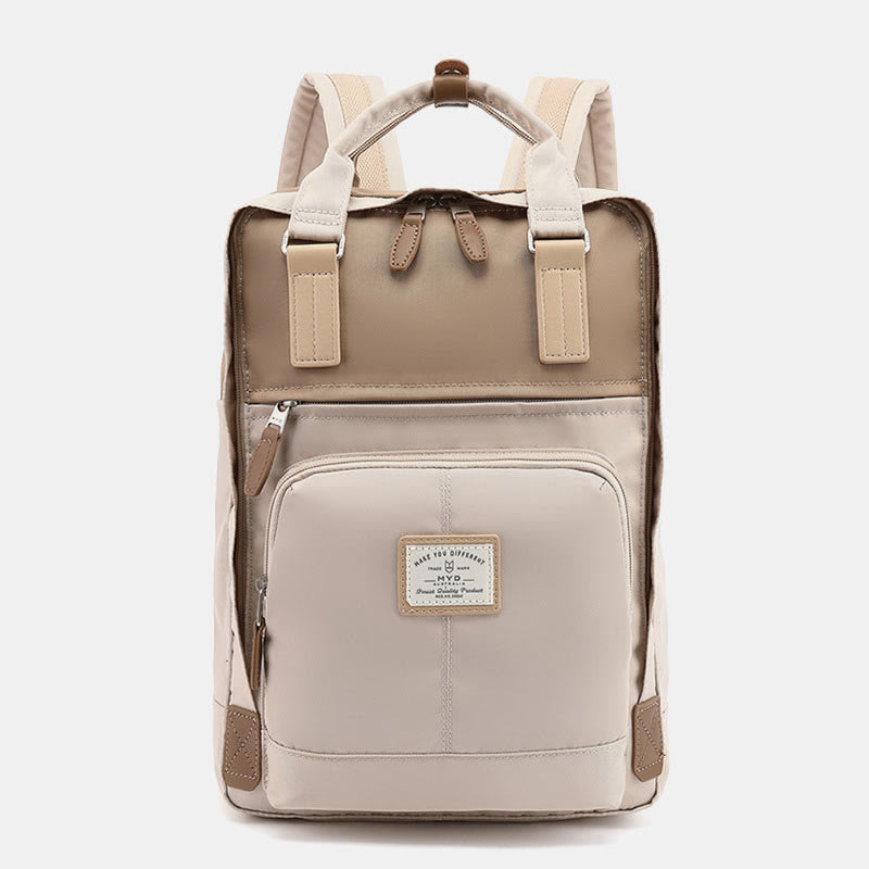 Rucksack für Studenten im Teenageralter, einfacher, leichter Computer-Tagesrucksack mit mehreren Taschen