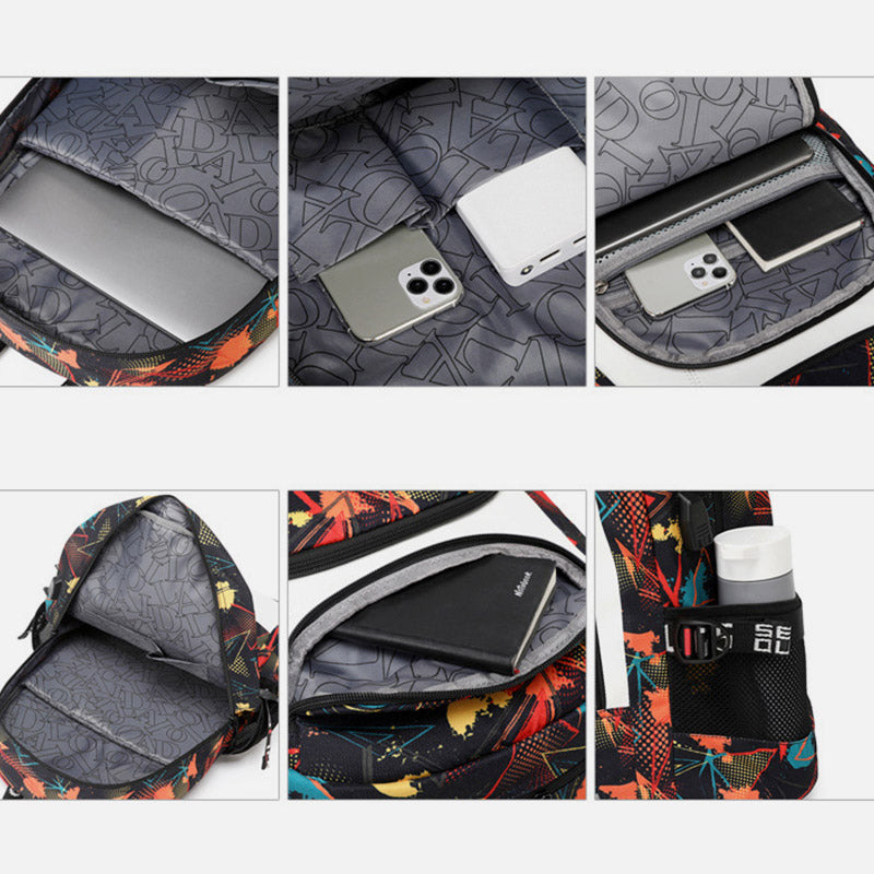 Laptop-Rucksack für Herren, groß, für College, Schule, Büchertaschen, Reise-/Arbeitstasche