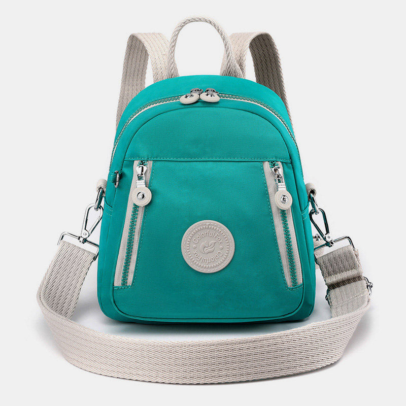 Funktioneller kleiner Rucksack, leichte Umhängetasche aus Nylon, Mini-Tagesrucksack