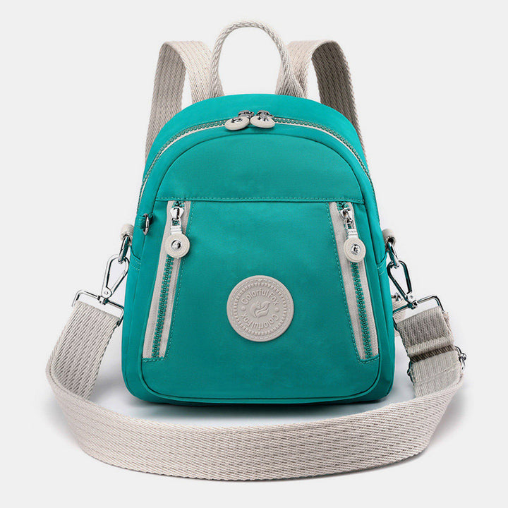 Funktioneller kleiner Rucksack, leichte Umhängetasche aus Nylon, Mini-Tagesrucksack