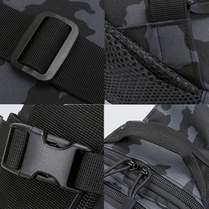 Wasserdichte, langlebige taktische Camouflage-Schultertasche mit reflektierendem Riemen