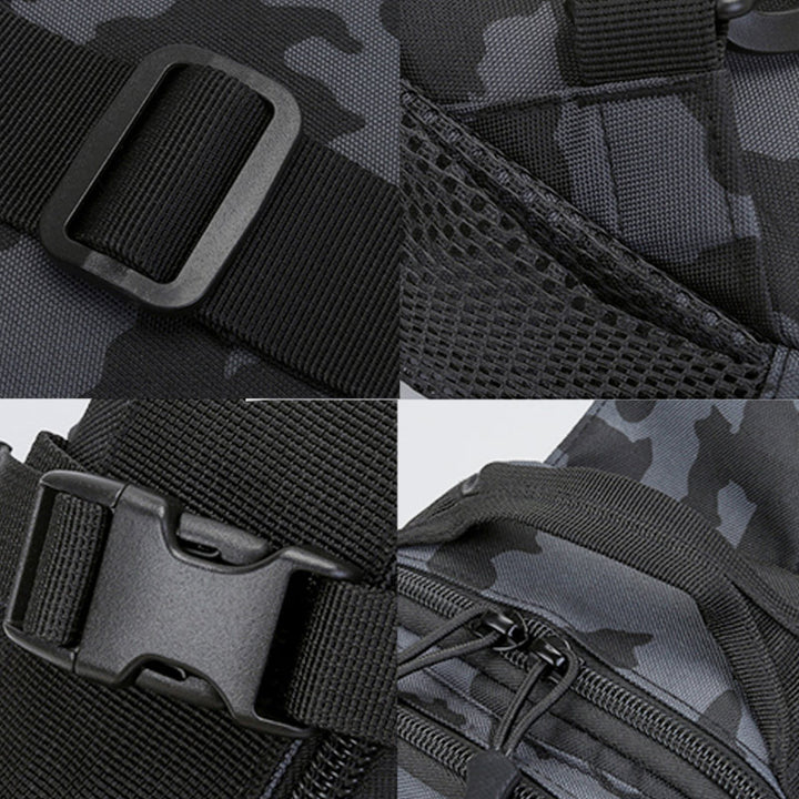 Wasserdichte, langlebige taktische Camouflage-Schultertasche mit reflektierendem Riemen