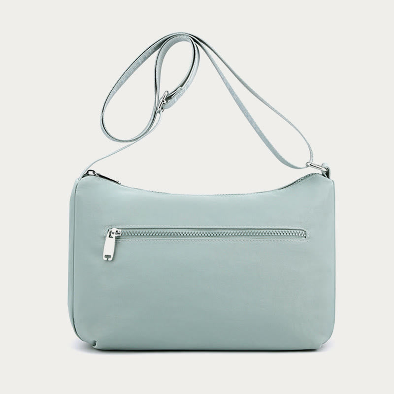 Solide Umhängetasche für die Schule, Reisen, einfache Nylontasche, Geldbörse