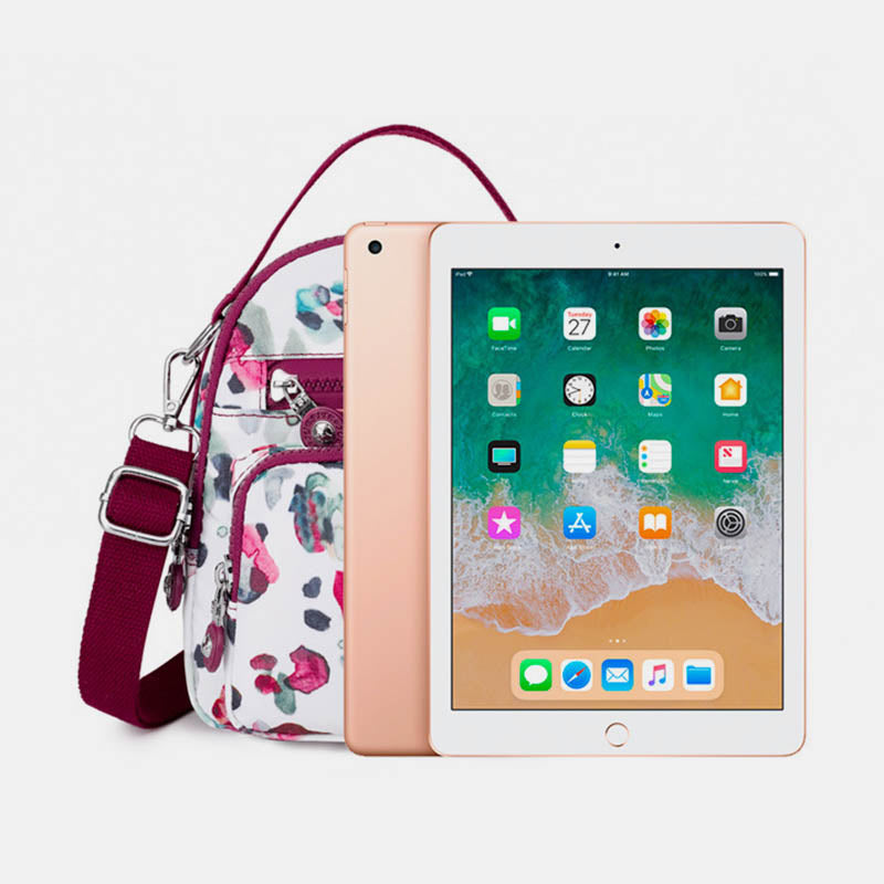 Schultertasche mit Blumenmuster für Damen, Crossbody-Rucksack, Mehrzweck-Umhängetasche
