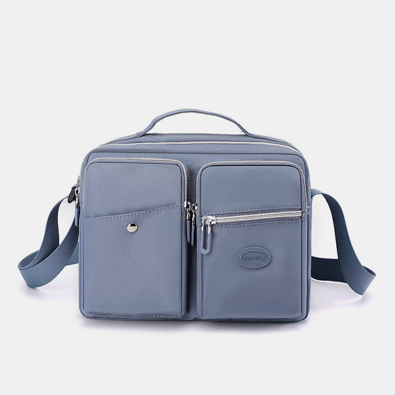 Leichte Handtasche, Umhängetasche, mehrere Taschen, für Reisen und Arbeit, Schultertasche, Messenger Bag