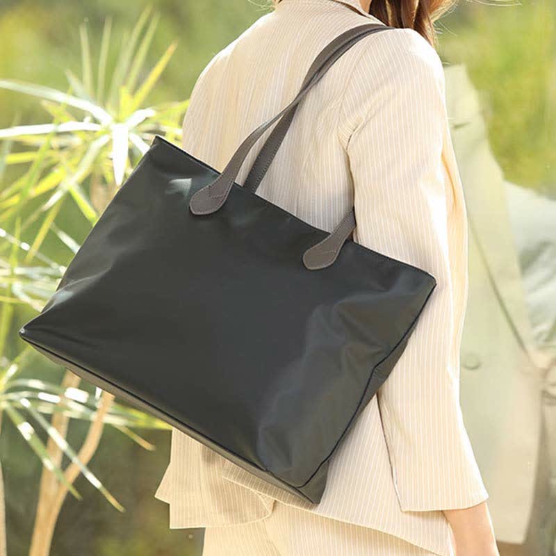 Damen-Tragetasche, große Kapazität, Umhängetasche, Tragegriff oben, Handtasche