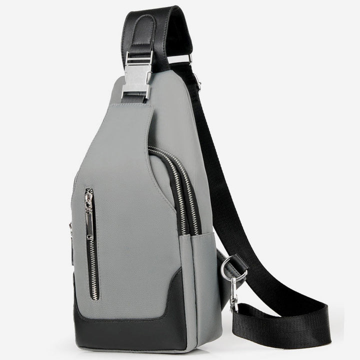 Wasserdichte Schultertasche mit USB-Ladefunktion 