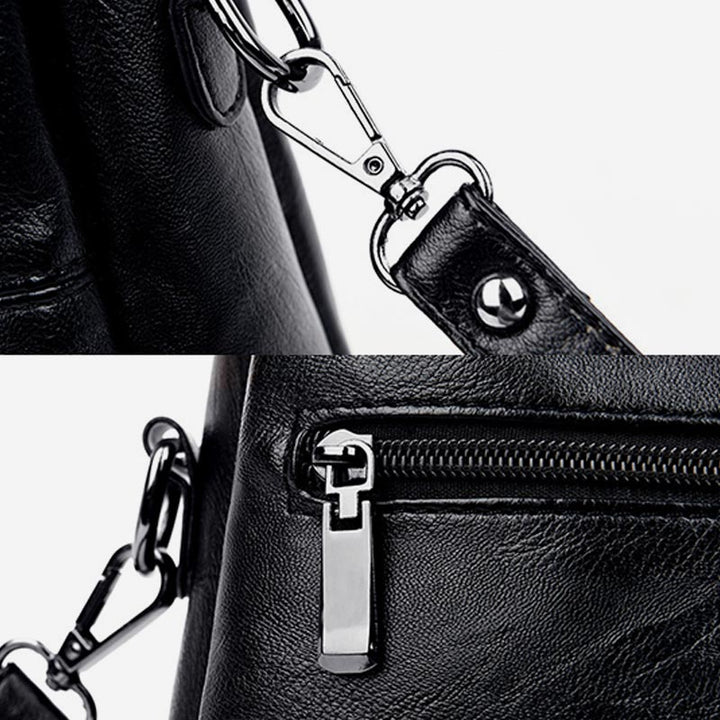 Geldbörsen und Handtaschen für Damen, Umhängetasche aus PU mit mehreren Fächern