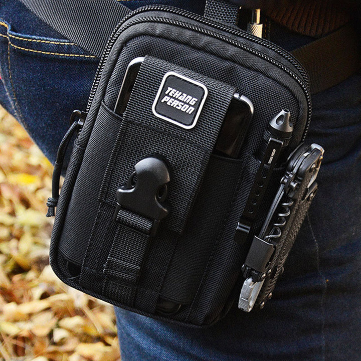 Taktische Hüfttasche mit Gürtelschlaufe, Handytasche für 7,5 Zoll Mobiltelefone mit Umhängegurt