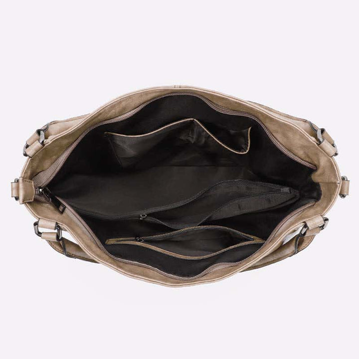 Hobo-Handtaschen aus Leder für Damen, Designer-Schultertaschen, Umhängetaschen