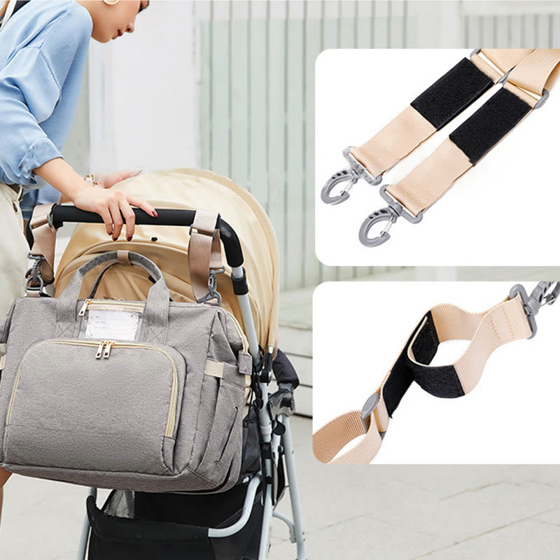 Mama-Tasche für den täglichen Gebrauch im Freien, tragbare, faltbare Kinderbett-Freizeit-Mama-Tasche