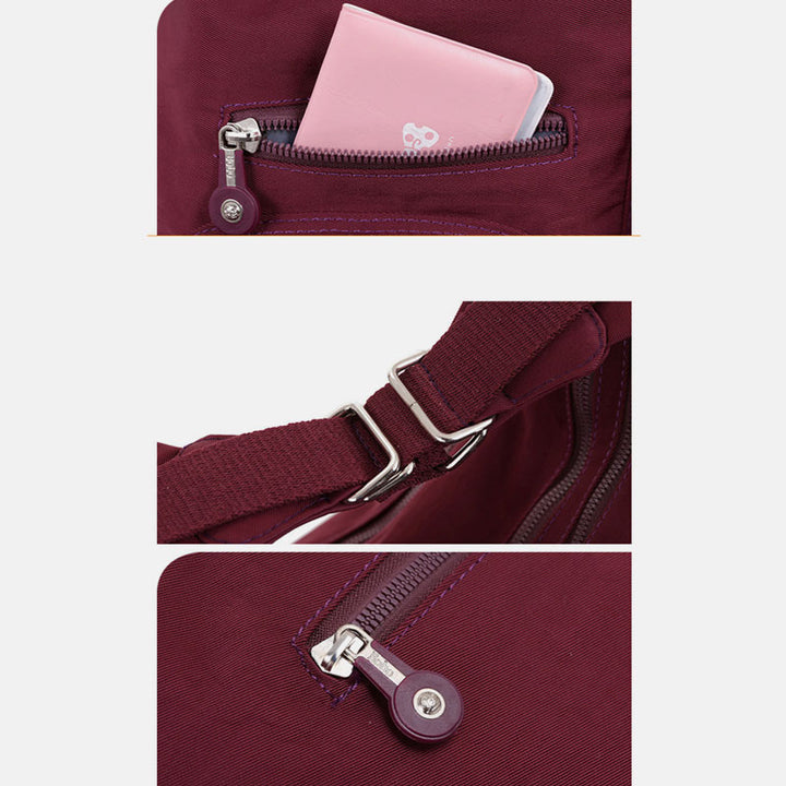 Nylon Hobo Handtaschen Umwandlungs-Rucksack Umhängetasche Schultertasche