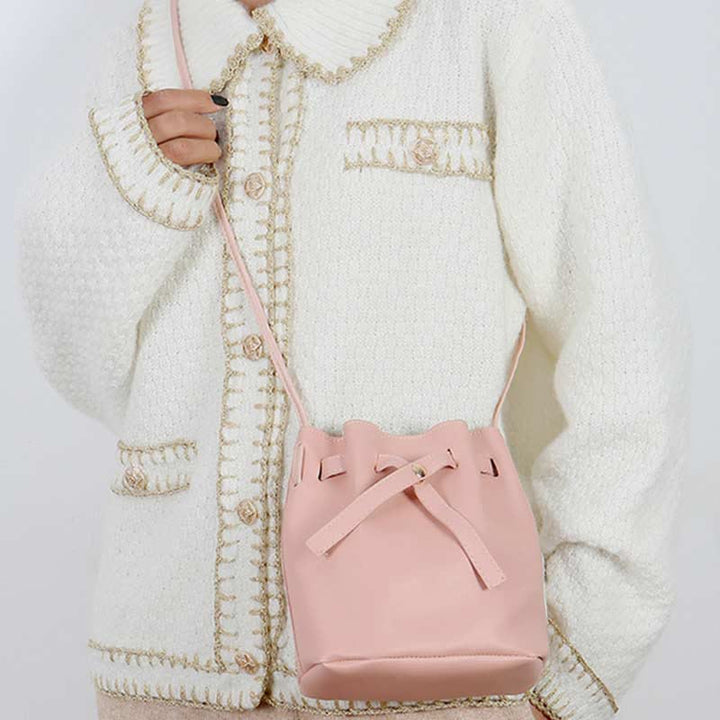 Umhängetasche für Damen aus PU-Leder, minimalistische Schultertasche für den täglichen Gebrauch