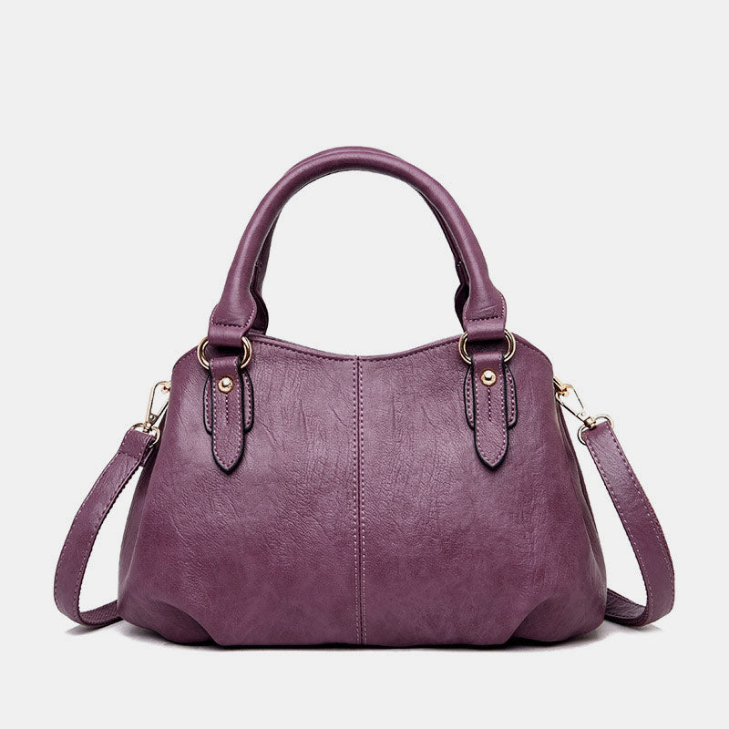 Elegante Handtasche im Vintage-Stil mit großem Fassungsvermögen und Umhängetasche