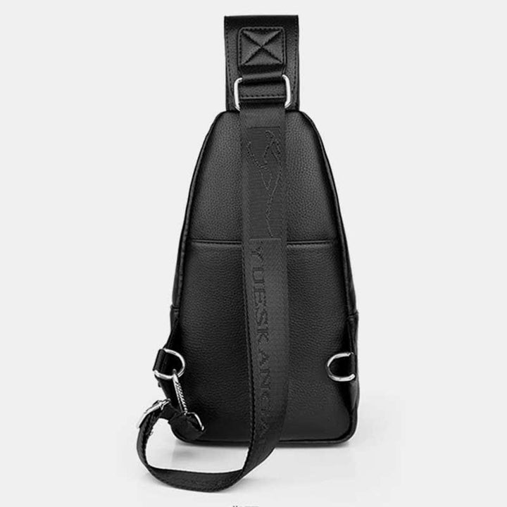 Herren Leder Schultertasche Mehrzweck Casual Bag Brusttasche Umhängetasche