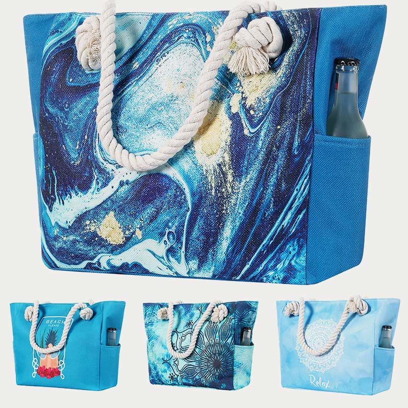 Tragetasche aus Canvas für den täglichen Gebrauch, Strand, Reisen, multifunktional