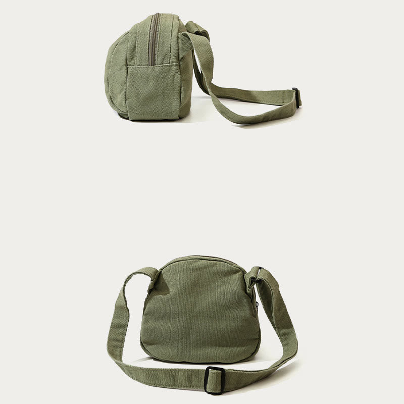 Lässige Umhängetasche für Damen aus Canvas, einfache Reisetasche