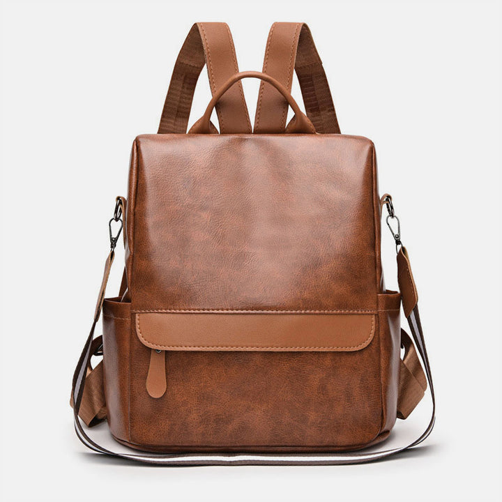 Damen Anti-Diebstahl Rucksack Geldbörsen Mehrzweck Leder Handtasche Schultertasche Reisetasche