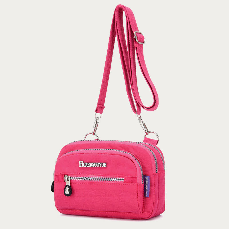 Umhängetasche für Damen, lässig, verstellbarer Riemen, Nylon-Gürteltasche