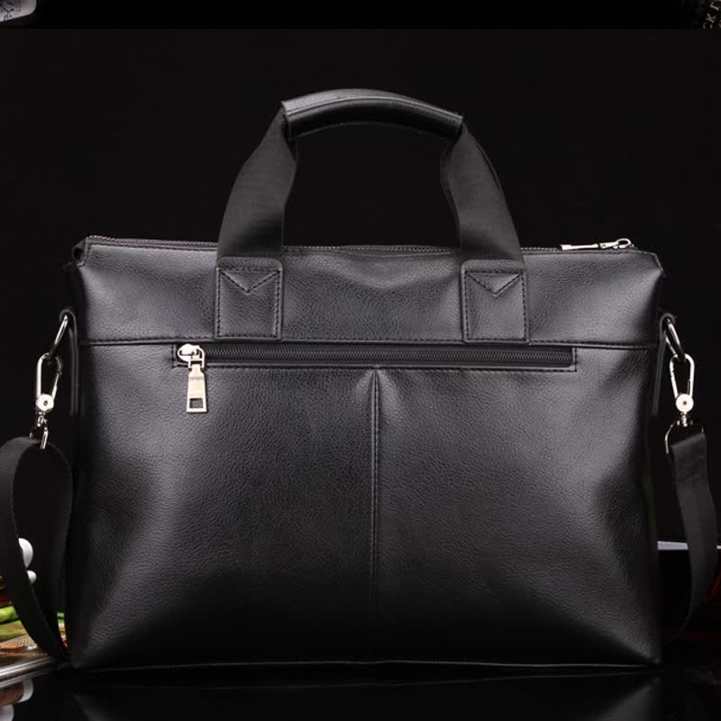 Herren Business Aktentasche Laptop Schultertasche Leder Messenger Bag