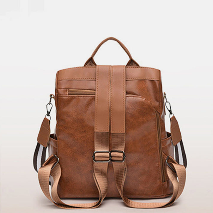 Damen Anti-Diebstahl Rucksack Geldbörsen Mehrzweck Leder Handtasche Schultertasche Reisetasche