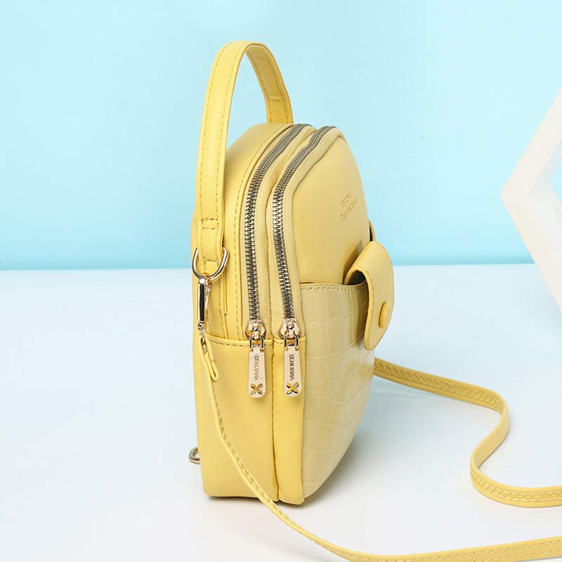 Kleiner Rucksack für Damen, Mehrzweck-Design, Handtasche, Umhängetasche
