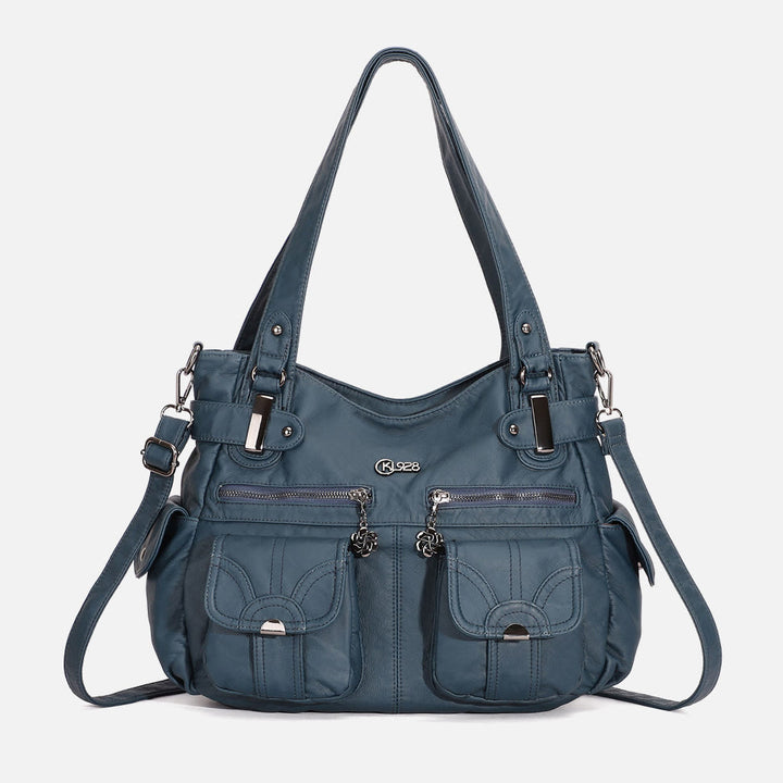 Tragetasche für Damen, für den täglichen Ausflug, mehrere Taschen, eine farbige Tasche