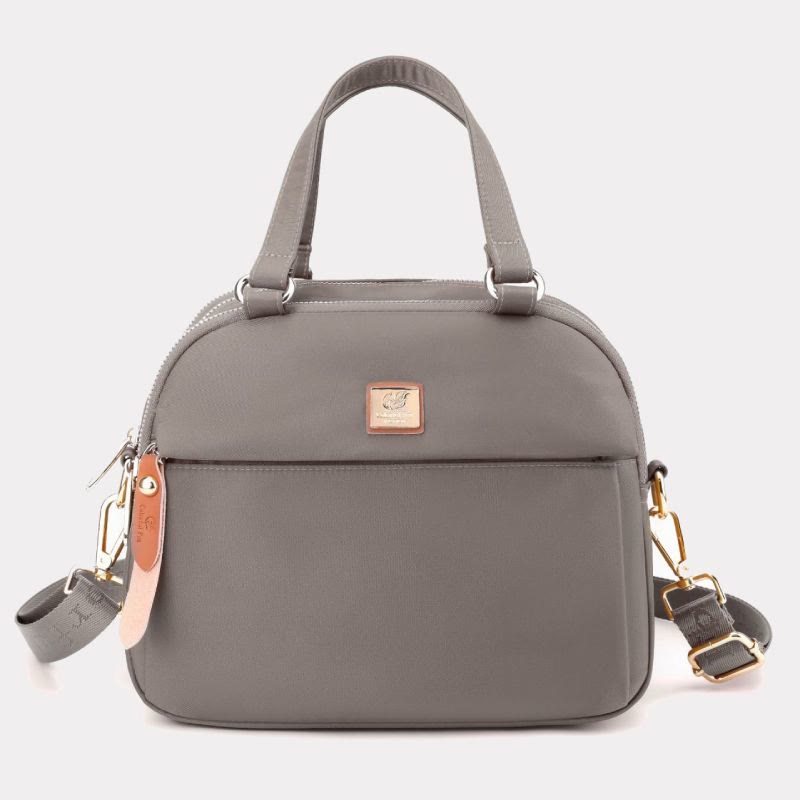 Handtasche für Damen, leicht, mehrere Taschen, abnehmbarer Riemen, Umhängetasche