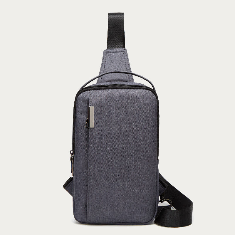 Outdoor-Schultertasche für Männer, lässiger Tagesrucksack mit zwei Haupttaschen