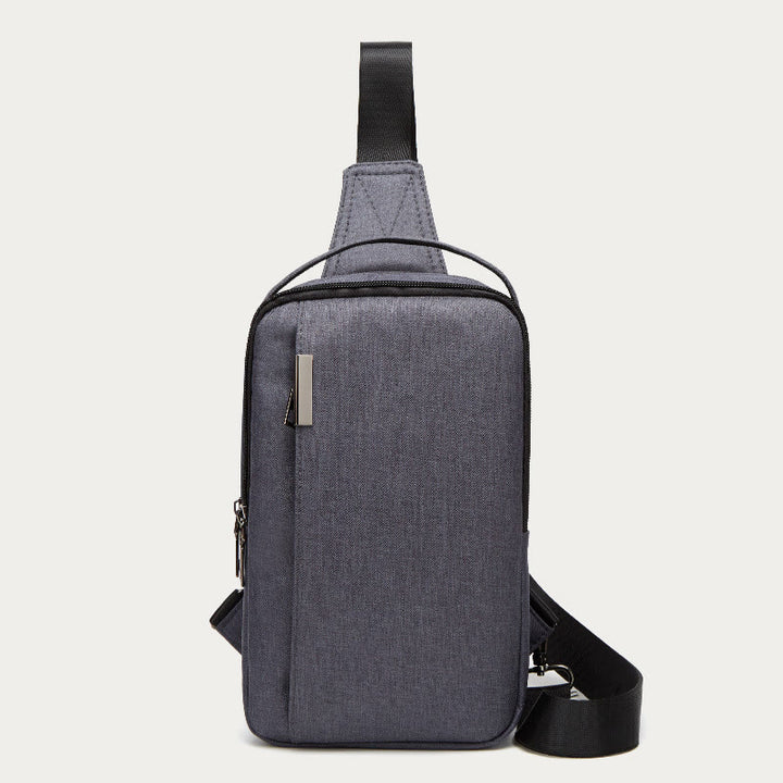 Outdoor-Schultertasche für Männer, lässiger Tagesrucksack mit zwei Haupttaschen