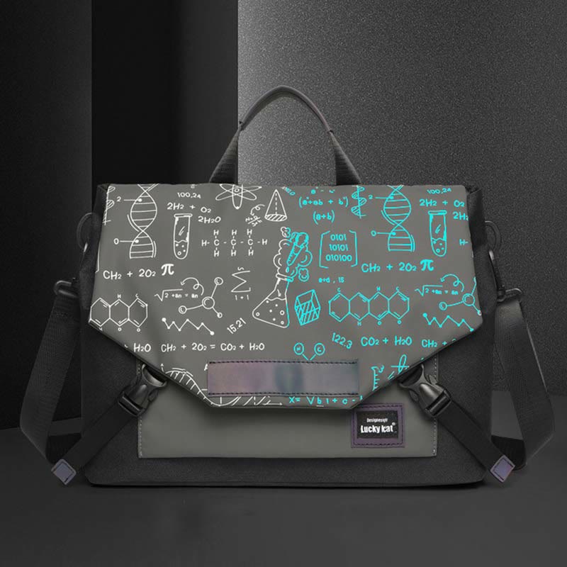Umhängetasche für Herren, minimalistischer Oxford-Laptop-Rucksack mit großer Kapazität