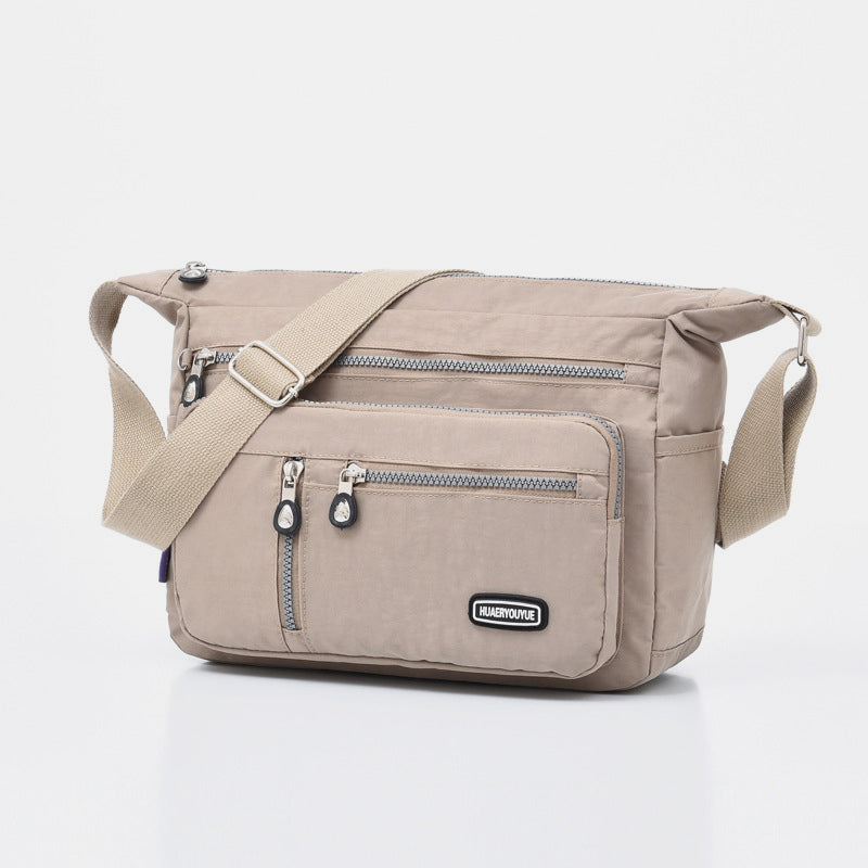 Wasserdichte, leichte, lässige Schultertasche aus Nylon für Damen