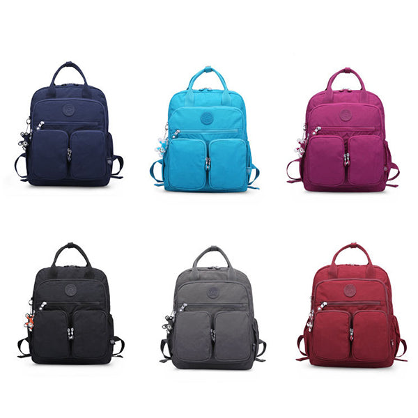 Wasserfester Schulrucksack mit mehreren Taschen