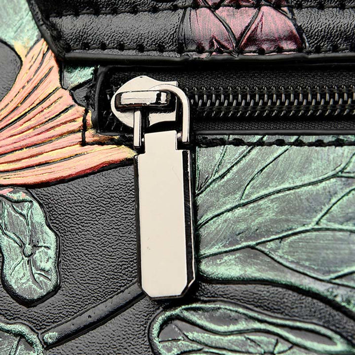 Tasche mit Henkel für Damen, große Kapazität, Umhängetasche mit ethnischer Prägung