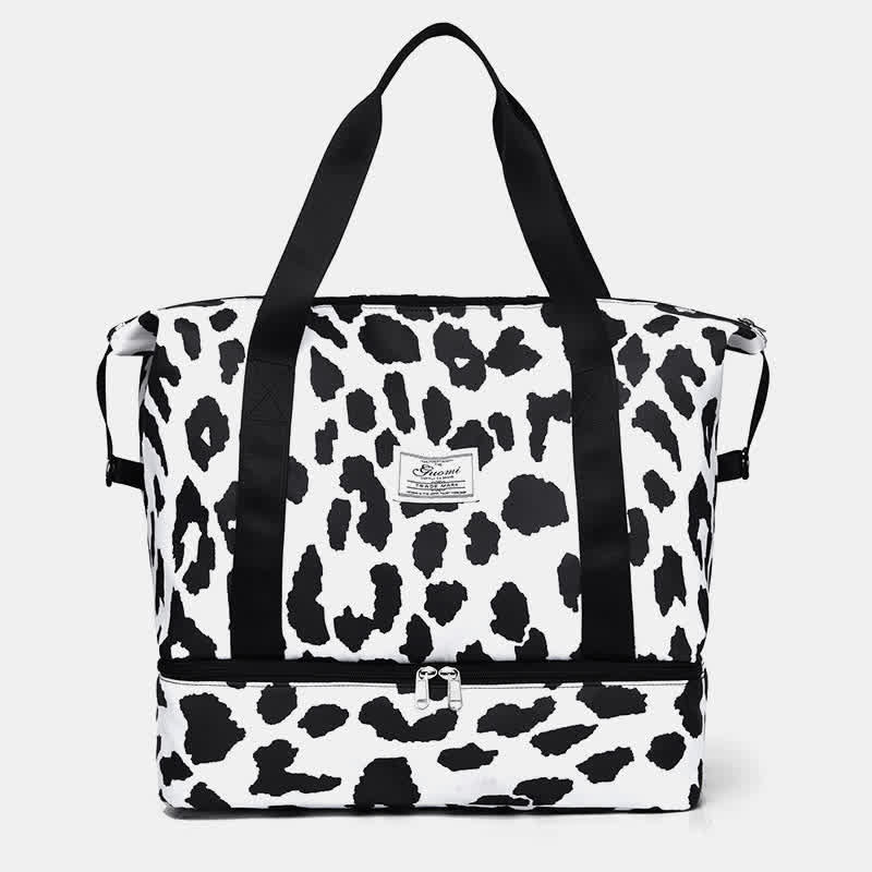 Reisetasche für Damen, Sport-Handtasche mit Nassfach, Schuhfach