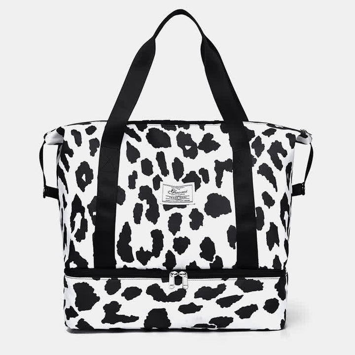 Reisetasche für Damen, Sport-Handtasche mit Nassfach, Schuhfach