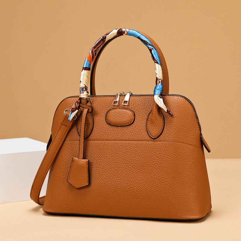 Top-Griff-Tasche für Frauen Vintage dünner Seidenschalgriff